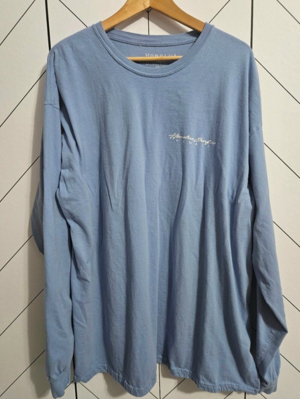 Honolua Surf Co Blue Long Sleeve Tee, Men's XXL